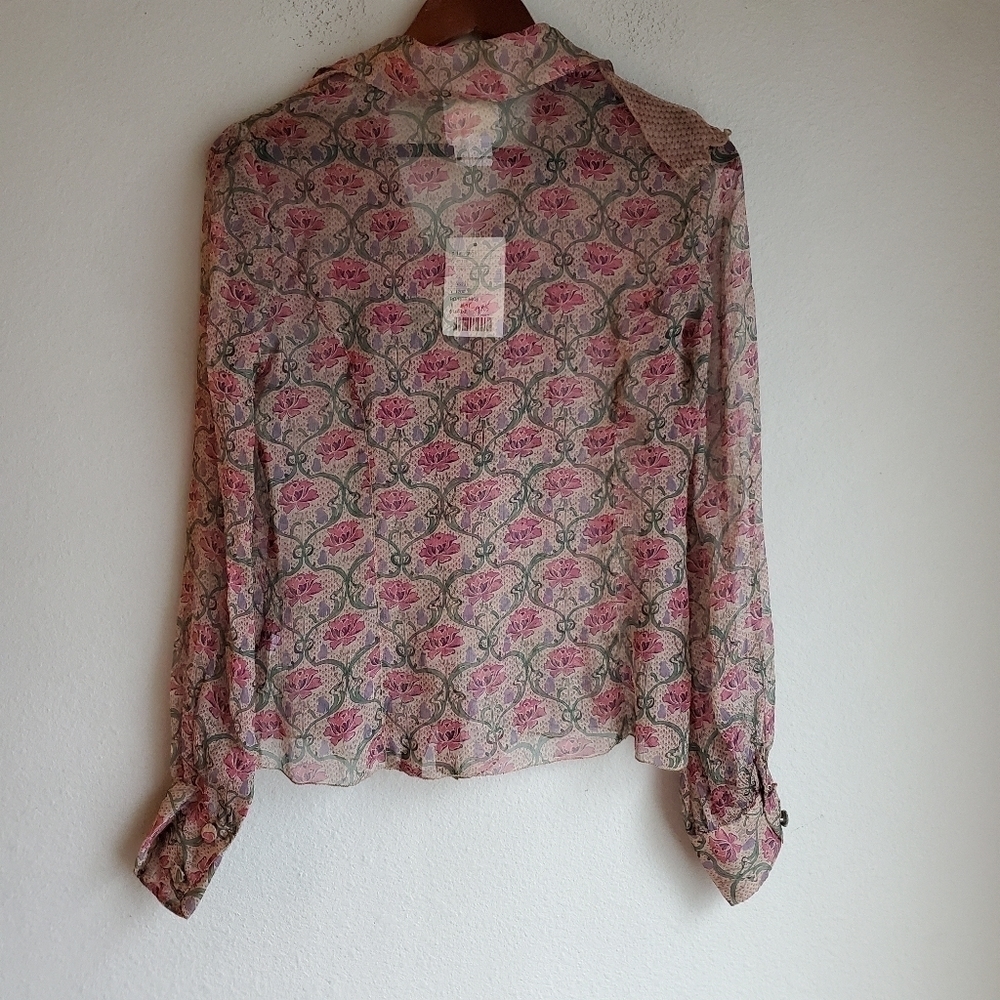 Anna Sui for Anthropologie Dearie Top size 4 NWT - Picture 4 of 10
